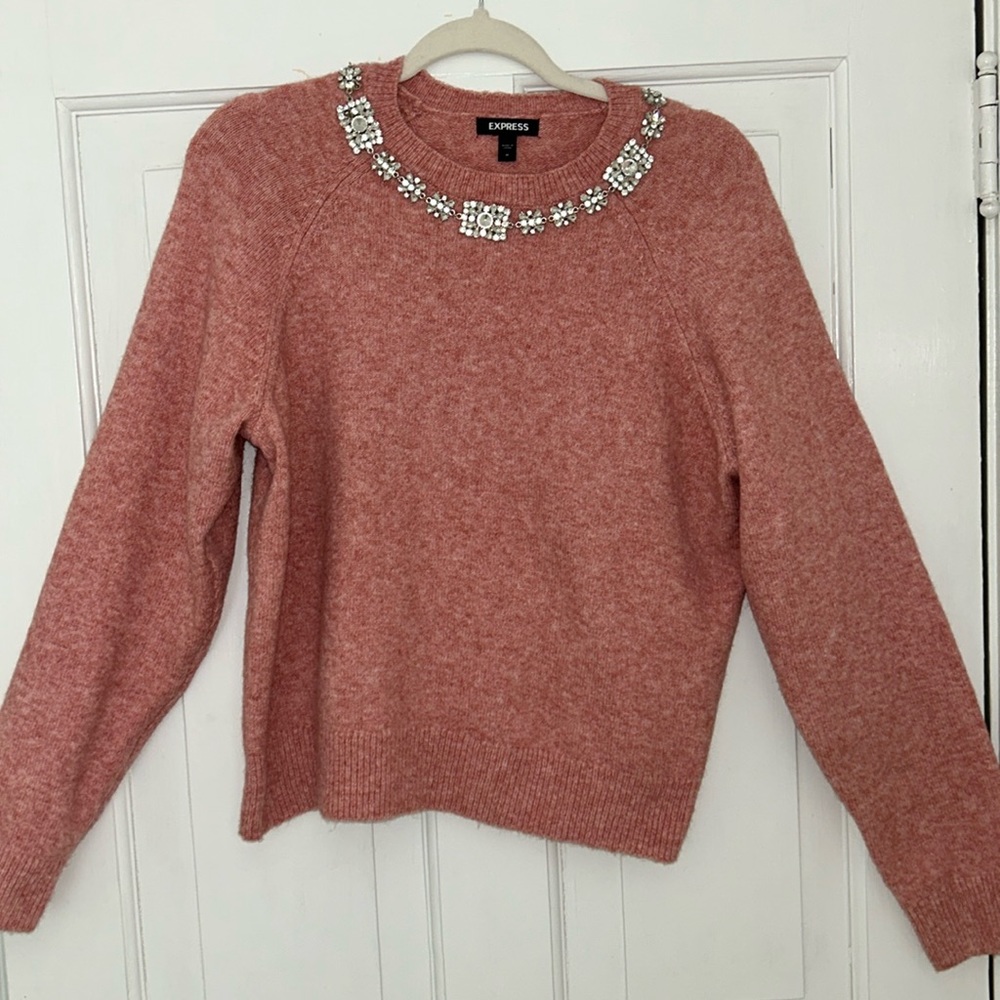 Express Embellished Sweater